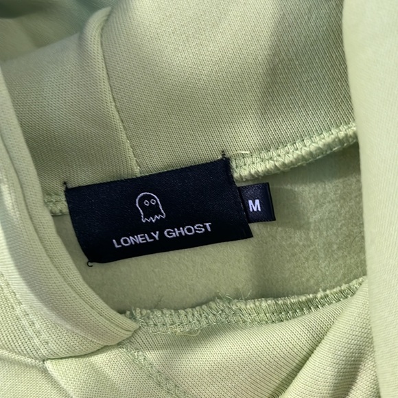 Lonely Ghost Monogram Hoodie in Lime 🆕 - Picture 3 of 5
